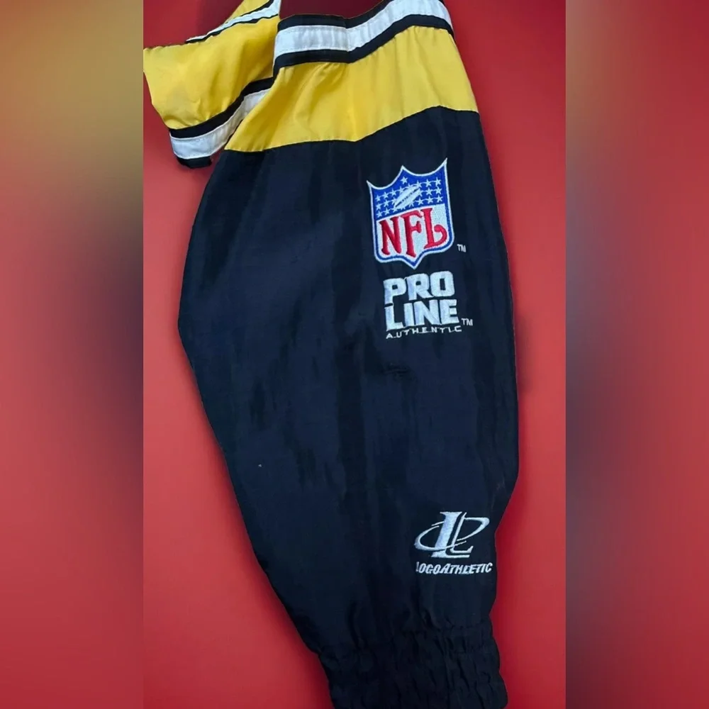 1990s Vintage  Pro Line Mens NFL Pittsburgh Steelers Jacket Large